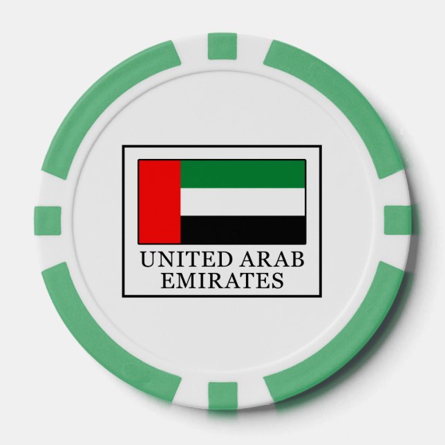 Vereinigte Arabische Emirate Pokerchips (Vorderseite)