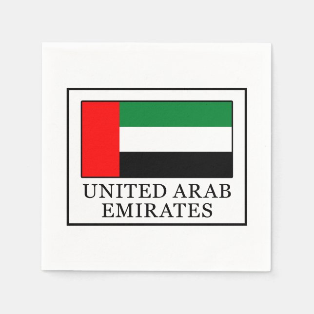 Vereinigte Arabische Emirate Serviette (Vorderseite)