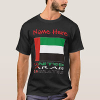 Vereinigte Arabische Emirate UAE-Flagge Rot Person