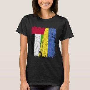 Vereinigte Arabische Emirate Ukraine Halbflagge Em T-Shirt