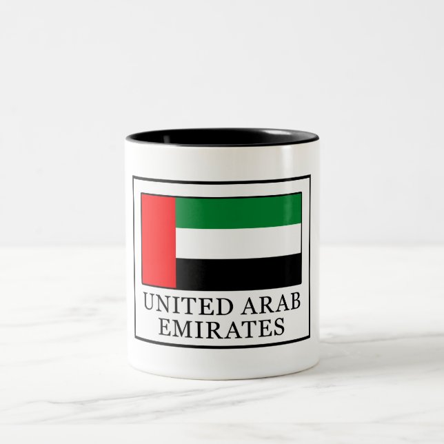 Vereinigte Arabische Emirate Zweifarbige Tasse (Mittel)
