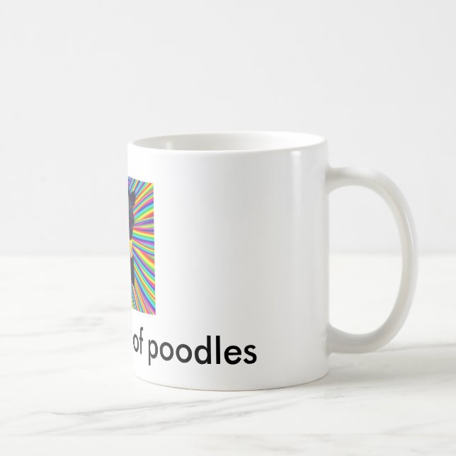 vereinigte Farben der Pudel Kaffeetasse (Rechts)