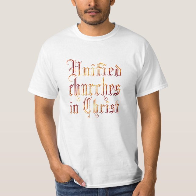 Vereinigte Kirchen in Christus T-Shirt (Vorderseite)