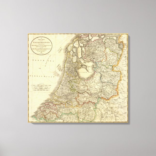 Vereinigte Provinzen Leinwanddruck (Vorderseite)