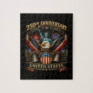 Vereinigte Staaten 250. Jahrestag Patriotischer Ad Puzzle