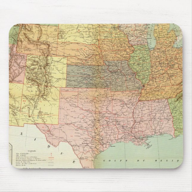 Vereinigte Staaten 33 Mousepad (Vorne)