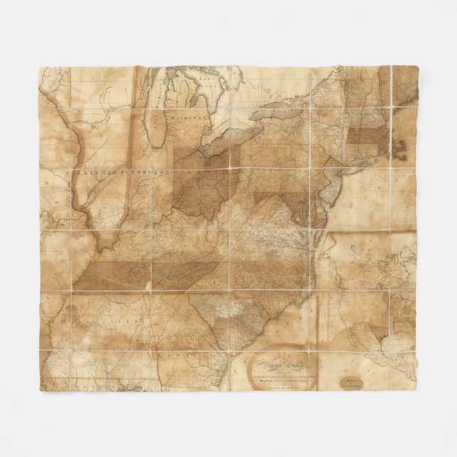 Vereinigte Staaten 39 Fleecedecke (Vorderseite (Horizontal))
