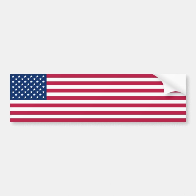 Vereinigte Staaten/amerikanische Flagge, USA/US Autoaufkleber (Vorne)