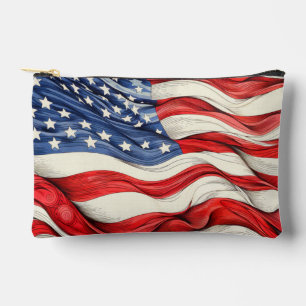 Vereinigte Staaten Amerikanische Flagge Zubehörtasche