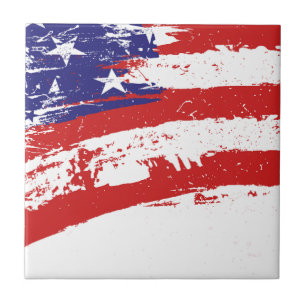Vereinigte Staaten/Amerikanische Sternenflagge, US Fliese