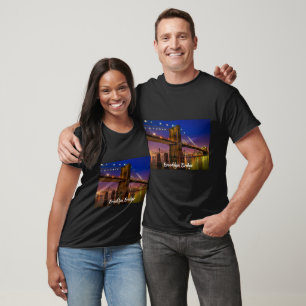 Vereinigte Staaten: Brooklyn Bridge River T-Shirt