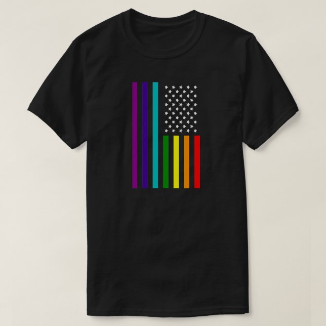 VEREINIGTE STAATEN DER GLEICHSTELLUNG DES RAINBOW- T-Shirt (Design vorne)
