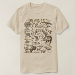 Vereinigte Staaten der Tiere  T-Shirt