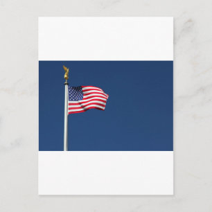VEREINIGTE STAATEN FLAG POSTKARTE