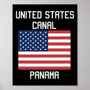 Vereinigte Staaten Kanal Panama-Kanal Trump 2025 H Poster