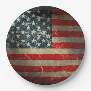 VEREINIGTE STAATEN KENNZEICHNEN PAPPTELLER