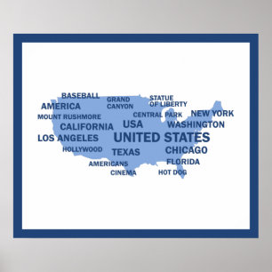Vereinigte Staaten Poster