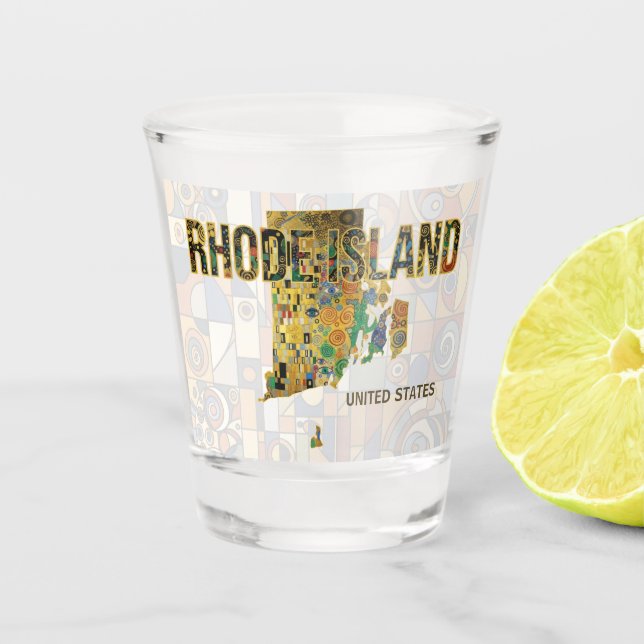 Vereinigte Staaten - Rhode Island Schnapsglas (Vorderseite)