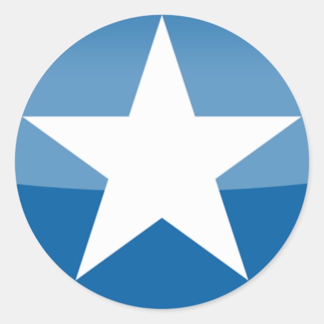 Vereinigte Staaten Runder Aufkleber (Vorderseite)