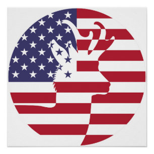 Vereinigte Staaten Staaten Pronghorn Poster