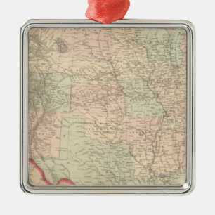 Vereinigte Staaten und Gebiete 2 Silbernes Ornament
