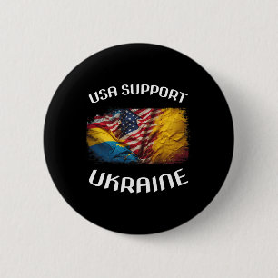 Vereinigte Staaten unterstützen die Ukraine Stand Button