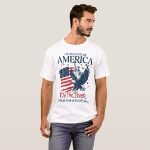 Vereinigte Staaten von Amerika 250-Jahres-Semi-Qui T-Shirt