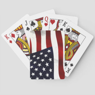VEREINIGTE STAATEN VON AMERIKA KARTE UND FLAGGE SP SPIELKARTEN