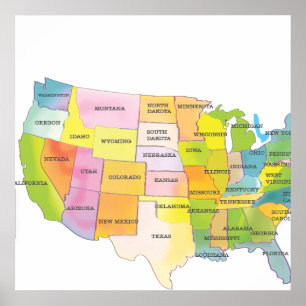 Vereinigte Staaten von Amerika Poster