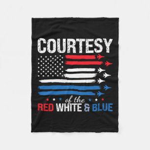 Vereinigte Staaten Von Amerika Rot Weiß Und Blau 4 Fleecedecke