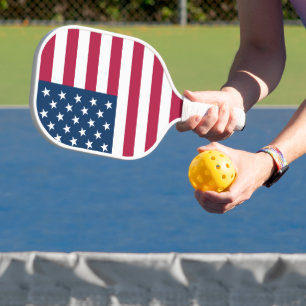 Vereinigte Staaten von Amerika USA-Flagge patrioti Pickleball Schläger