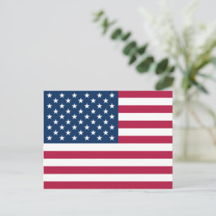 Vereinigte Staaten von Amerika USA-Flagge patrioti Postkarte