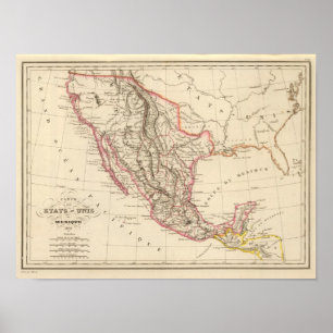 Vereinigte Staaten von Mexiko, 1835 Poster