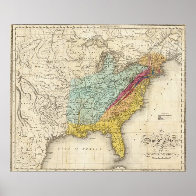 Vereinigte Staaten von Nordamerika Poster (Vorne)