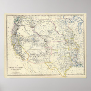 Vereinigte Staaten W Poster