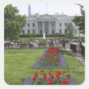 Vereinigte Staaten, Washington, D.C. Die Nordseite Quadratischer Aufkleber
