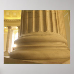 Vereinigte Staaten, Washington, D.C. Eine Säule im Poster