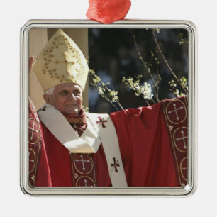 Vereinigte Staaten, Washington, D.C. Papst Benedik Ornament Aus Metall