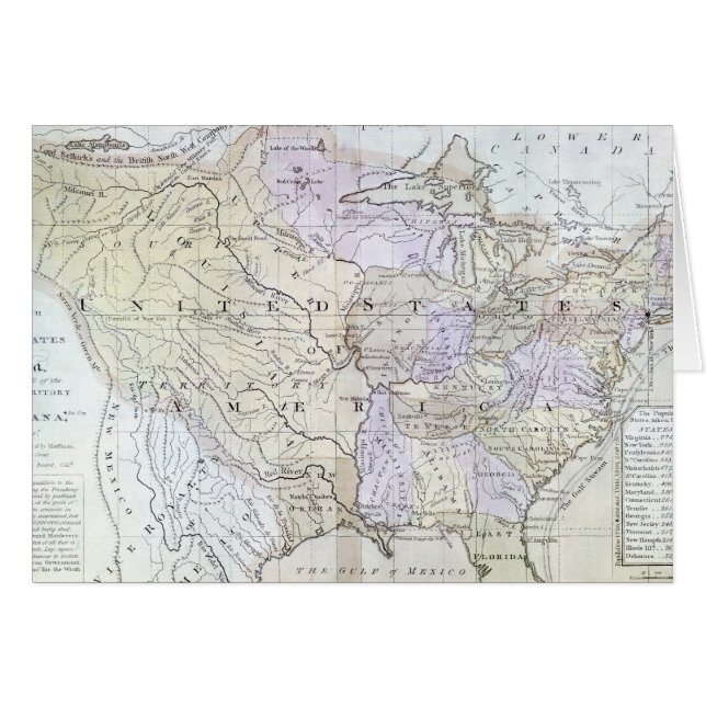 VEREINIGTE STAATEN ZEICHNEN, c1812 auf (Vorderseite (Horizontal))