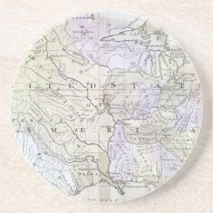 VEREINIGTE STAATEN ZEICHNEN, c1812 auf Getränkeuntersetzer