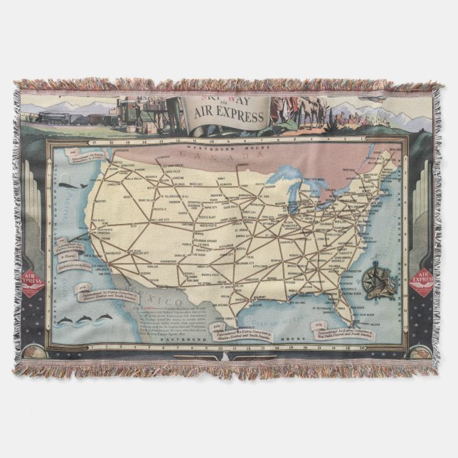 Vereinigte Staaten zeichnen Schiff das Skyway über Decke (Vorderseite)