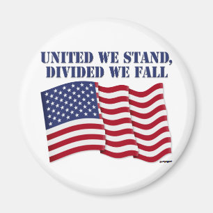 VEREINIGTE WIR STAND, VERTEILT WIR FALL MAGNET