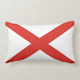 vereinigtes Amerika-Kissen Alabama-Staat Flagge Lendenkissen