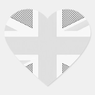 VEREINIGTES KÖNIG Herz-Aufkleber