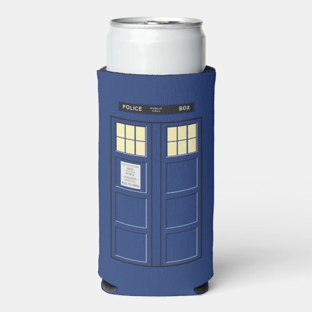 Vereinigtes Königreich - Blue Police Public Call B Selters Dosenkühler (Seltzer Vorderseite)