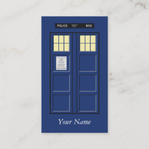 Vereinigtes Königreich - Blue Police Public Call  Visitenkarte