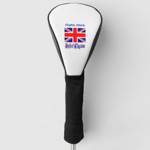 Vereinigtes Königreich Britische Flagge Blau Perso Golf Headcover