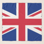 Vereinigtes Königreich (Britische Flagge) (Union J Schal<br><div class="desc">Dieses Design zeichnet sich durch die nationale Flagge des Vereinigten Königreichs, die auch als Union Jack bekannt ist. Die Flagge ist auch als Königliche Gewerkschaft-Flagge in Kanada bekannt. Es stammt aus dem frühen 17. Jahrhundert, als James I die englischen und irischen Thronen geerbt hatte, die es ihm ermöglichten, England, Irland...</div>