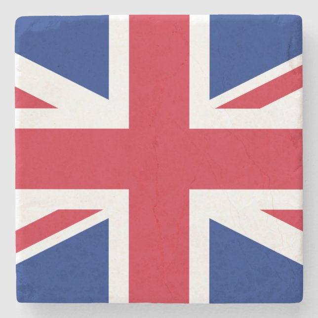 Vereinigtes Königreich (Britische Flagge) (Union J Steinuntersetzer (Vorderseite)