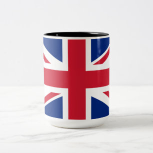 Vereinigtes Königreich (Britische Flagge) (Union J Zweifarbige Tasse